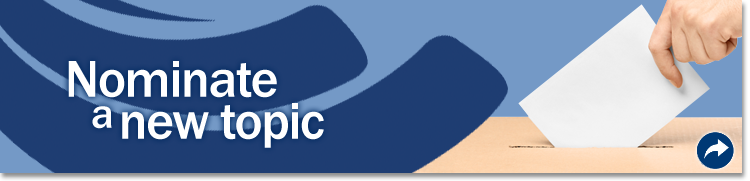 Nominate a New Topic Banner