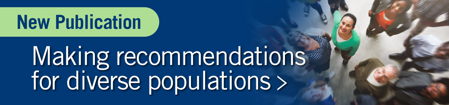 Making recommendations for diverse populations