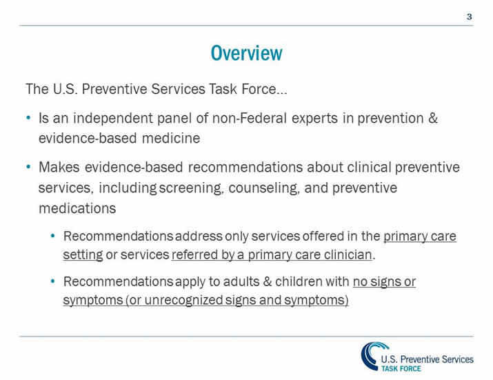 Understanding How The Uspstf Works Uspstf 101 Us - 