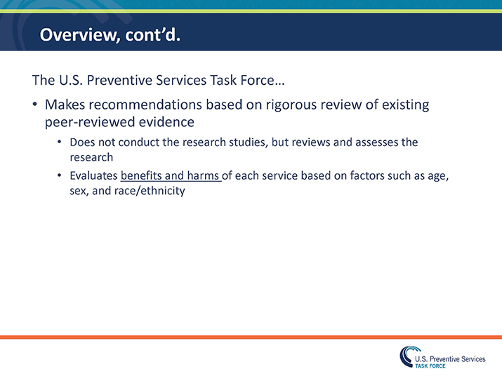 Slide 4: Overview, continued