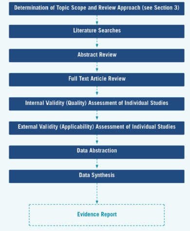 Stages of Evidence Review Development